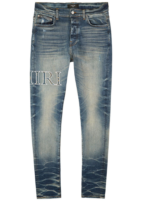 Purple Brand Distressed Straight-leg Jeans - Indigo - 30 (W30 / S), £320.00