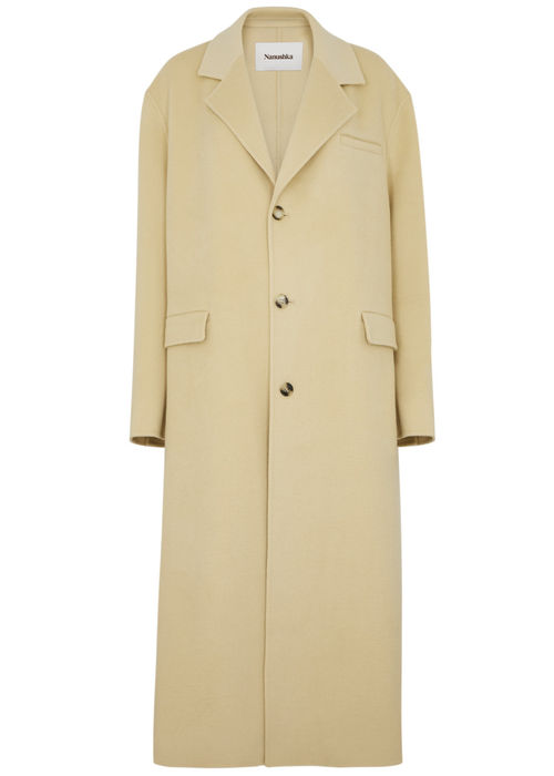 Nanushka Veda Wool-blend Coat...