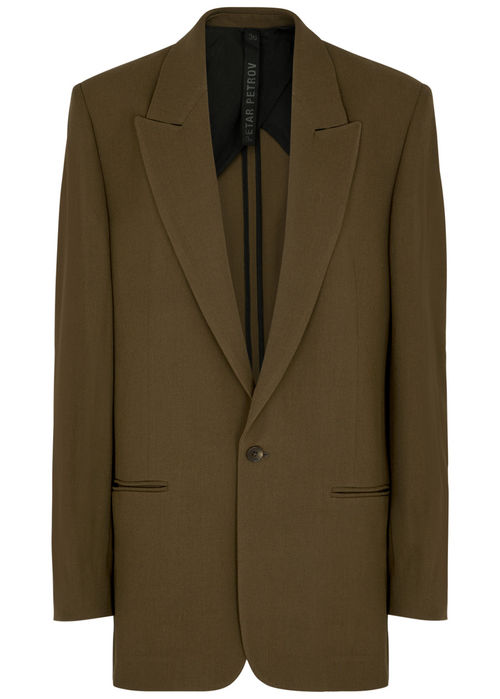 Petar Petrov Twill Blazer -...