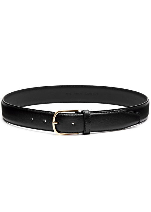 Totême Leather Belt - Black