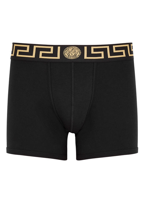 Versace Logo Stretch-cotton...