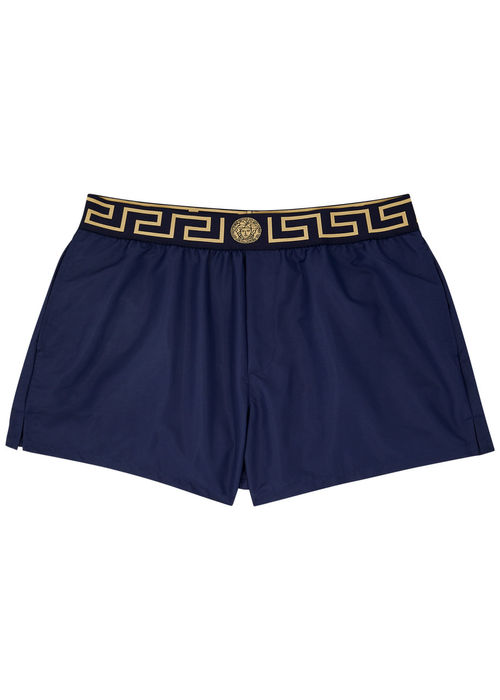 Versace Logo Nylon Swim...