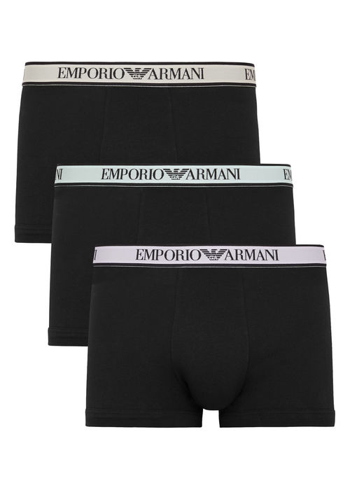 Armani Stretch-cotton Trunks...