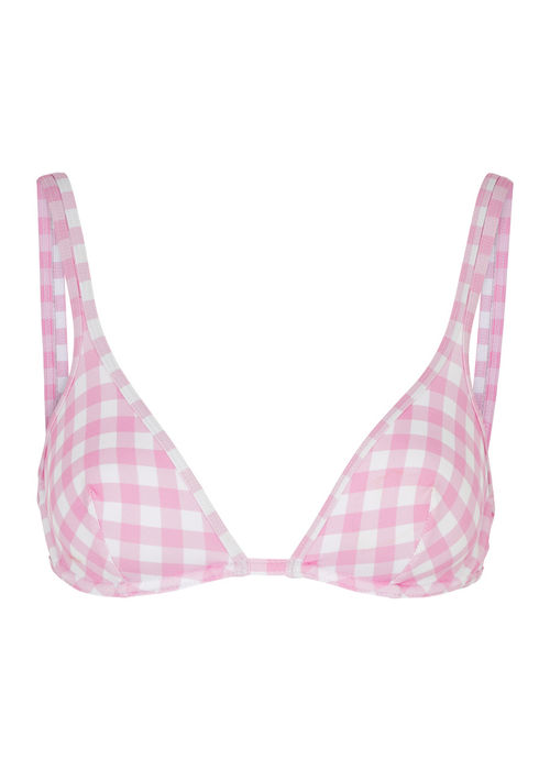 Ephemera Gingham Bikini top -...