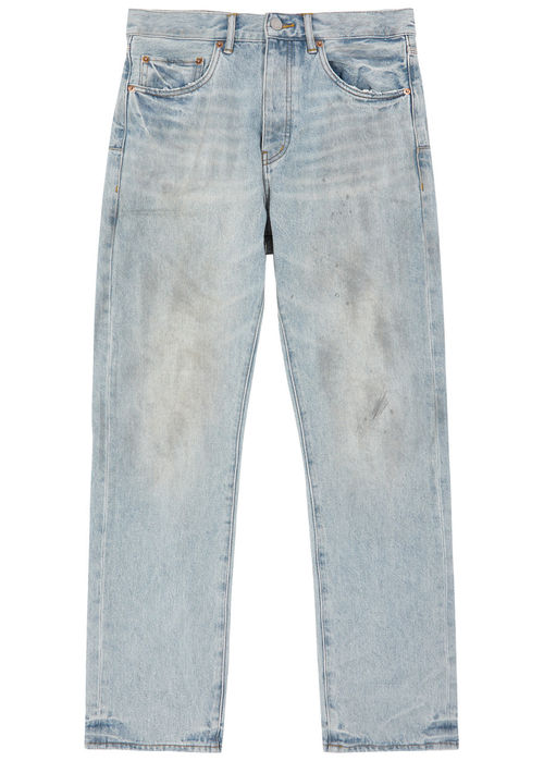 Purple Brand Distressed Straight-leg Jeans - Indigo - 30 (W30 / S