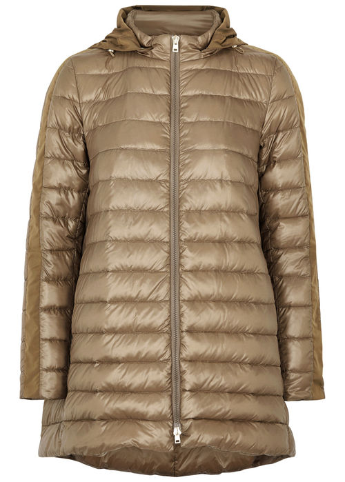 Herno Hooded Quilted Shell...