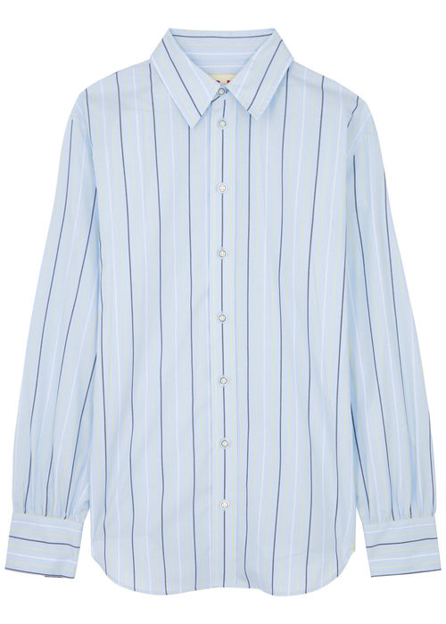 Marni Striped Cotton Shirt -...