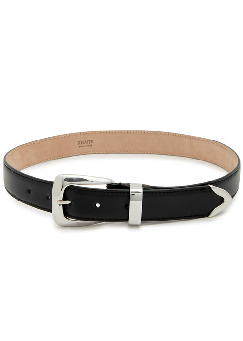 Khaite Benny Leather Belt -...