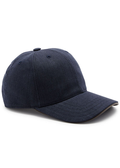 Herno Linen cap - Navy