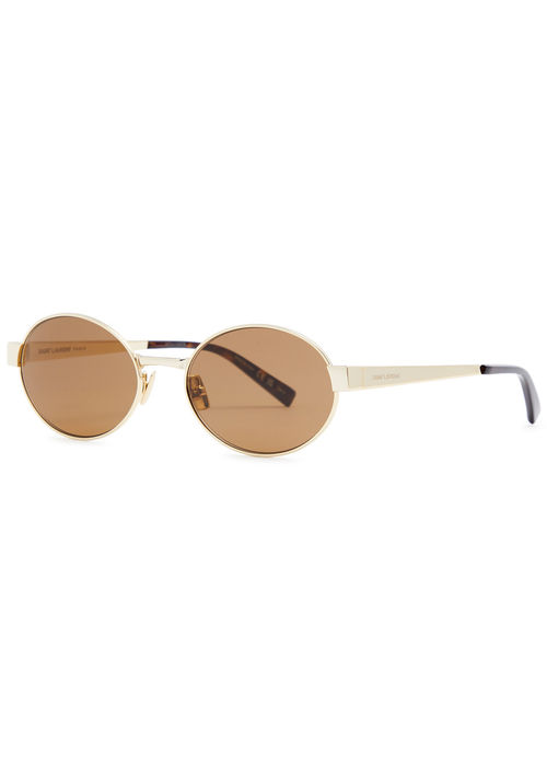 Saint Laurent Oval-frame...