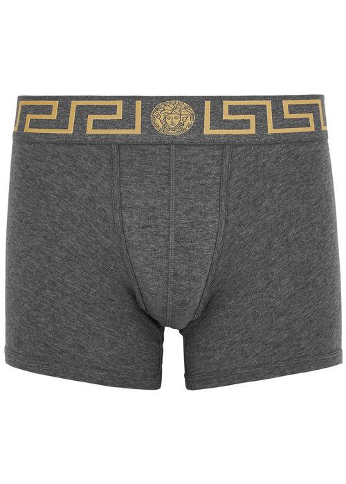 Versace Logo Stretch-cotton...