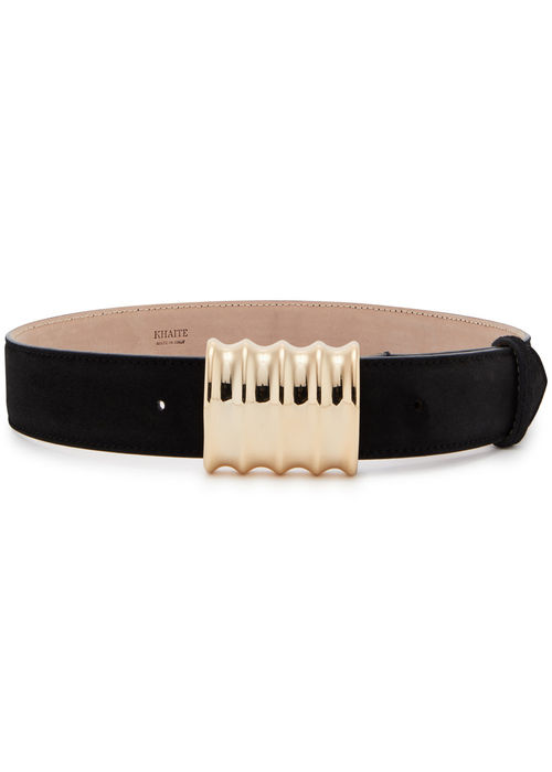 Khaite Julius Suede Belt -...