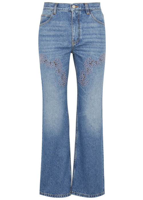 Chloe Cut-out Embroidered...