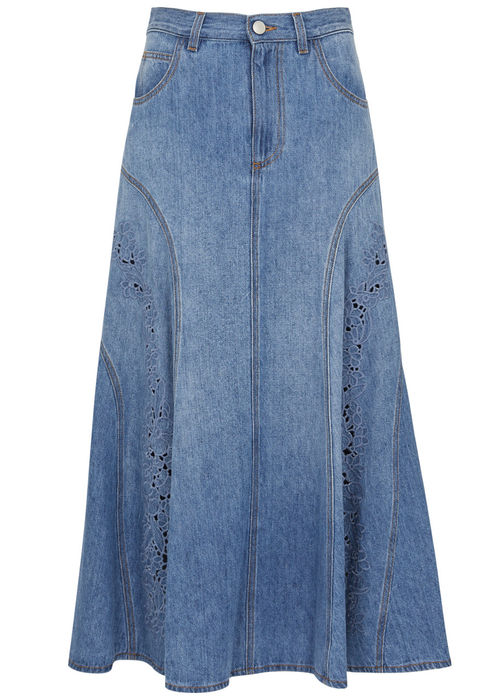 Chloe Cut-out Embroidered...