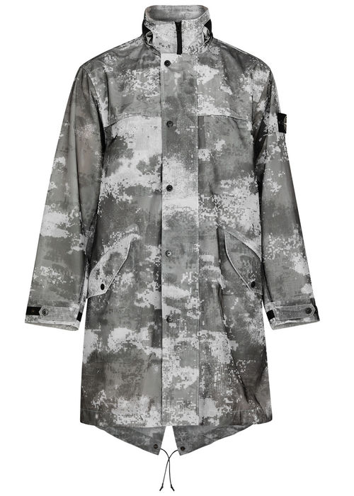 Stone Island Camouflage-print...