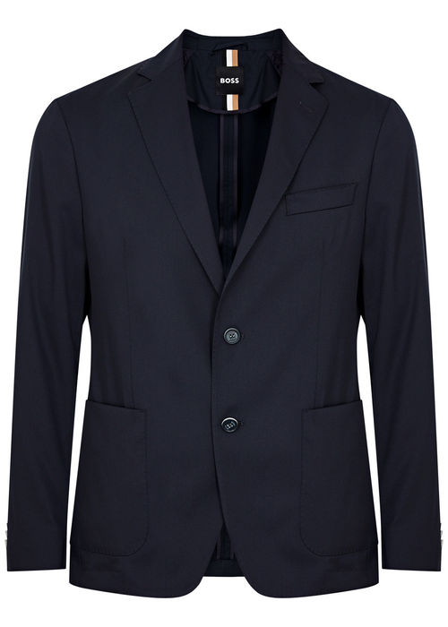 Boss Stretch-twill Blazer -...