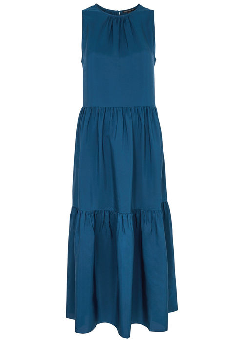 Eileen Fisher Tiered Silk...