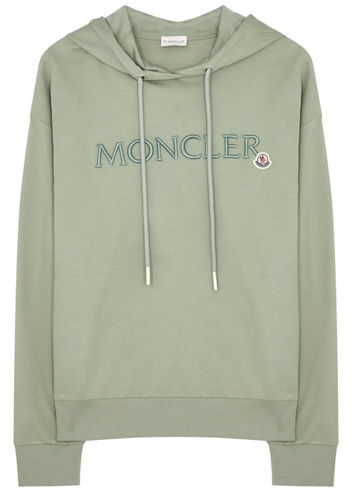 Moncler Logo Hooded Cotton...