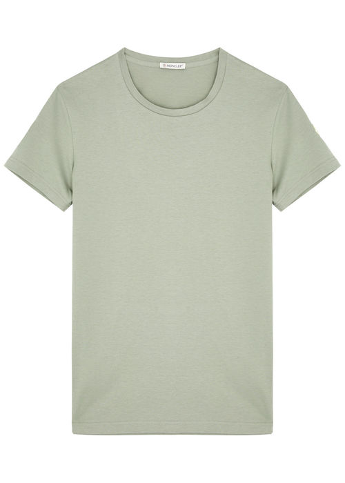 Moncler Logo Cotton T-shirt -...