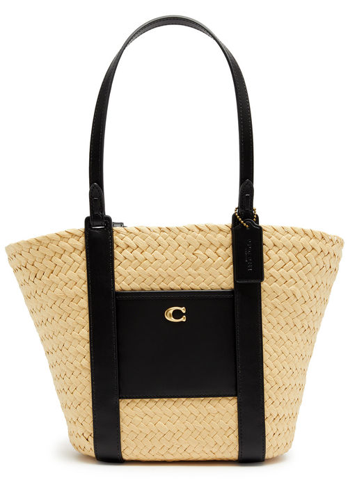 Coach Small Raffia Tote -...