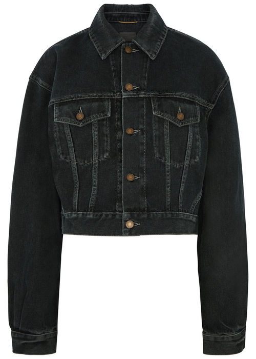 Saint Laurent Cropped Denim...