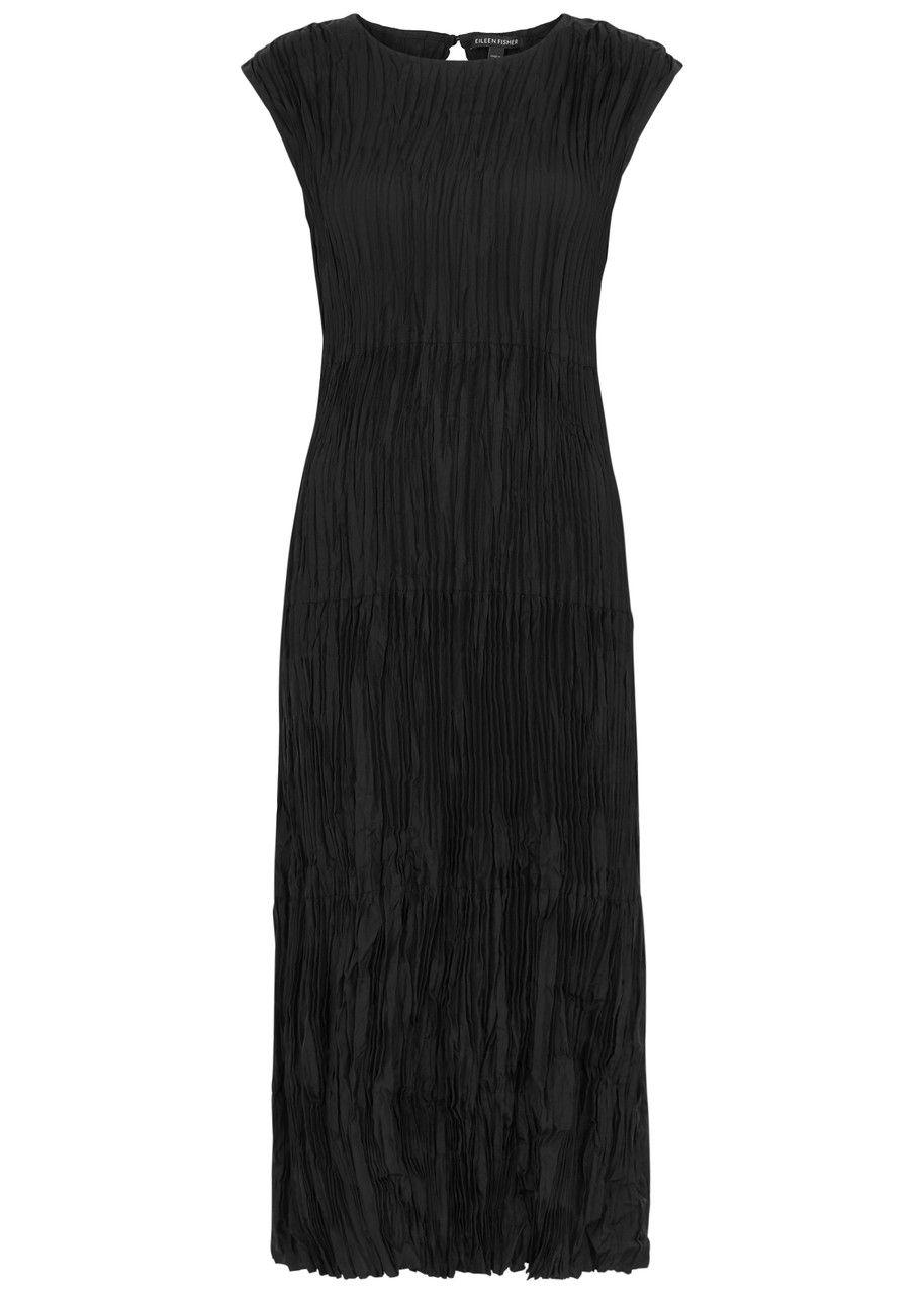 Eileen fisher black dress sale cheap