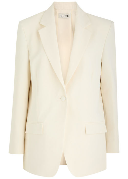 Rohe Split Twill Blazer - Off...