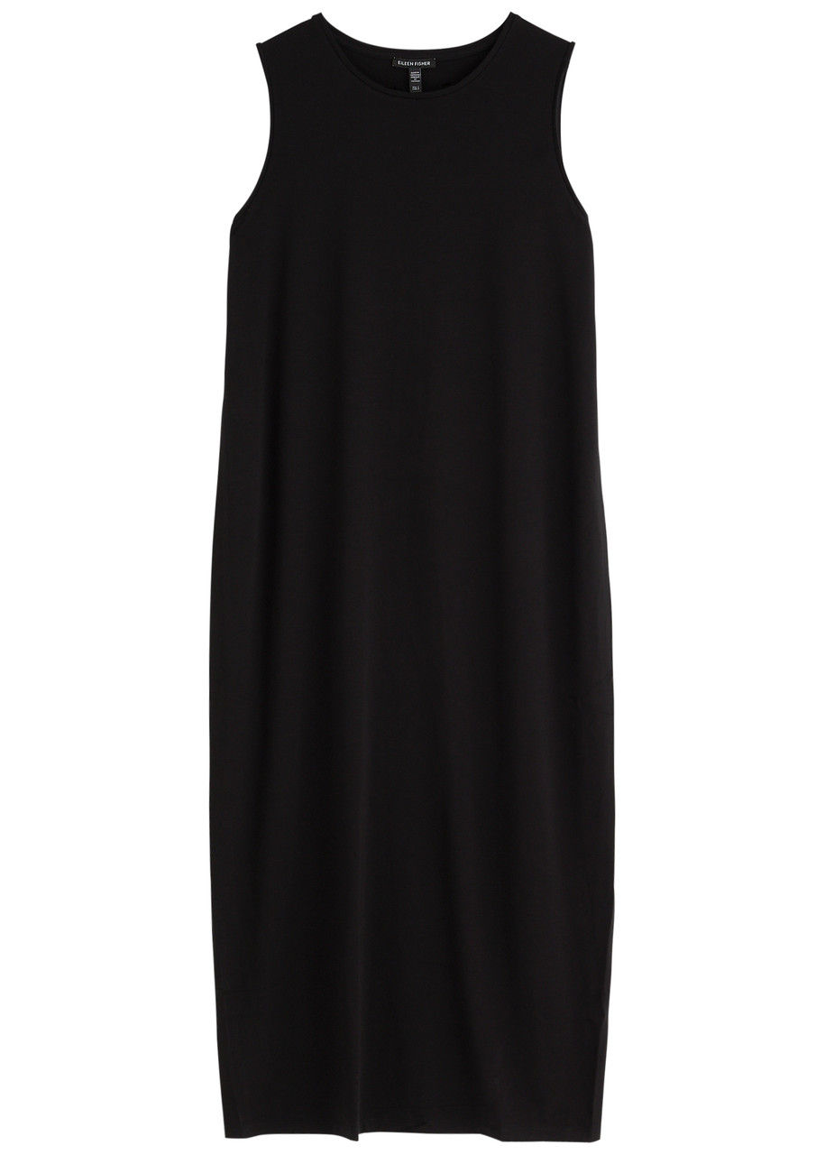 Eileen fisher black dress sale top