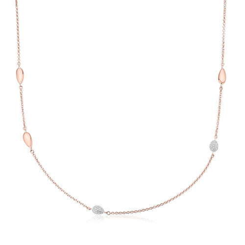 Rose Gold Nura Teardrop Mixed...