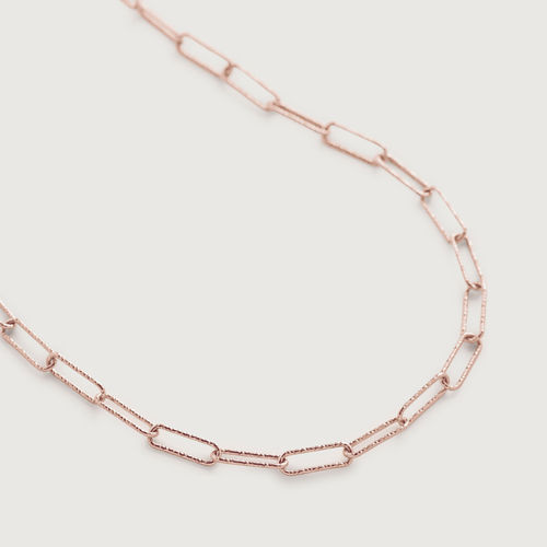 Rose Gold Alta Textured Chain...