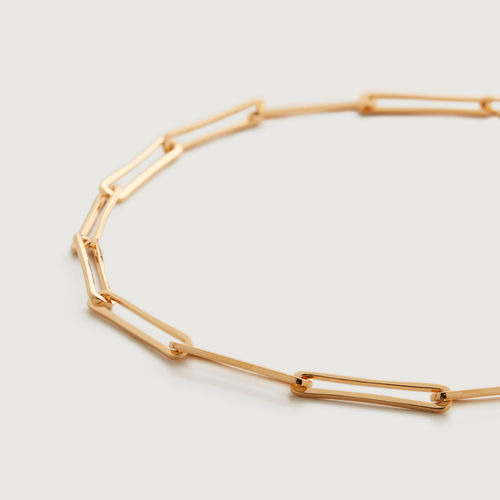 Gold Alta Long Link Necklace...