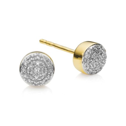 Gold Fiji Mini Button Stud...