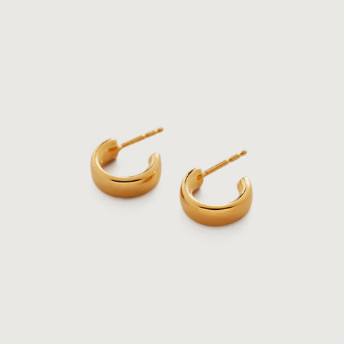 Gold Fiji Huggie Earrings