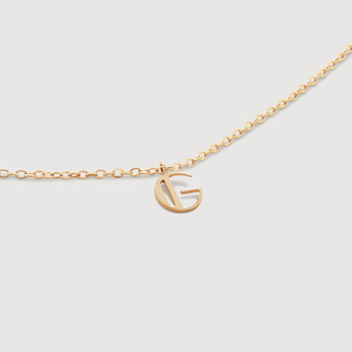 Gold Small Initial G Necklace...