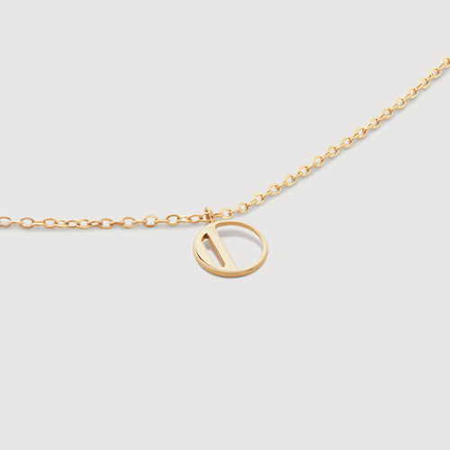 Gold Small Initial O Necklace...