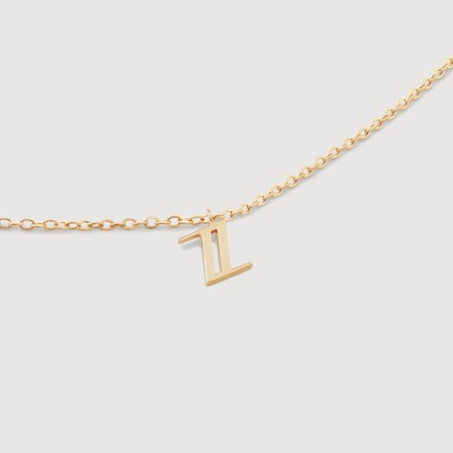 Gold Small Initial Z Necklace...