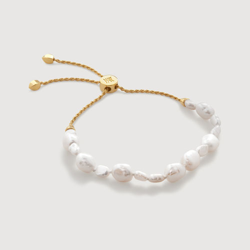 Gold Nura Irregular Pearl...