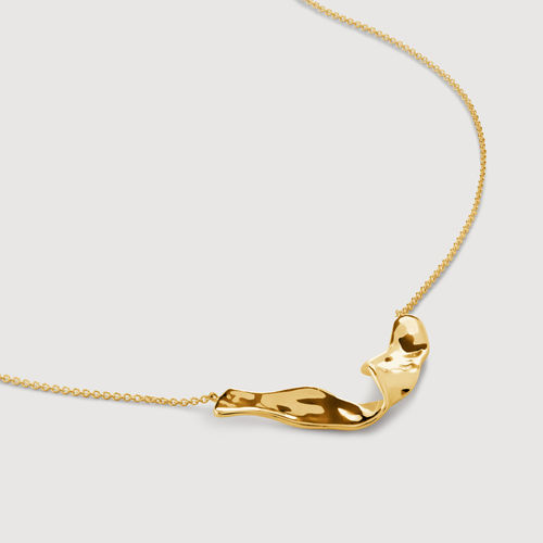 Gold The Wave Necklace...