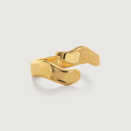 Gold The Wave Wrap Ring