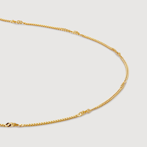 Gold Curb Twist Choker...