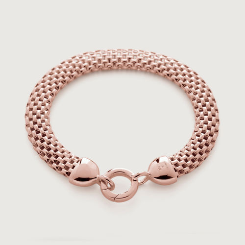 Rose Gold Woven Wide Chain...