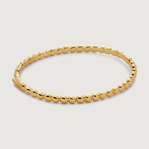 Gold Nura Teardrop Bangle