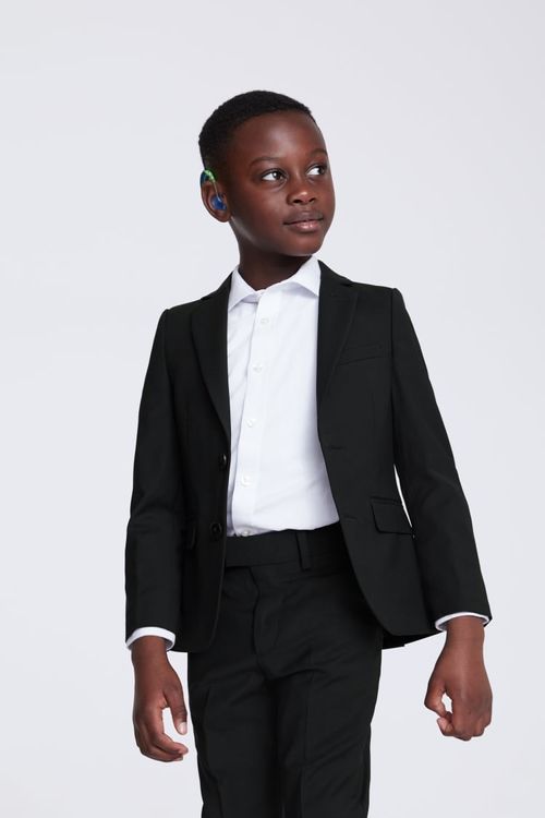 Boys Black Performance Suit...