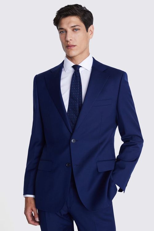 Tailored Fit Navy Twill Suit...