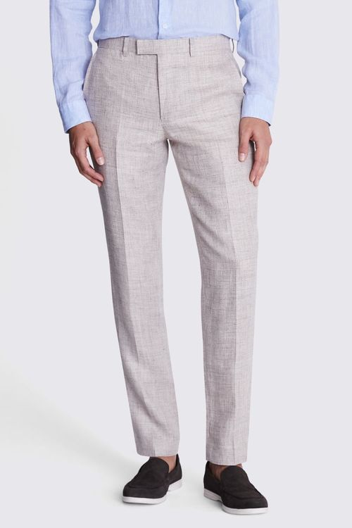 Tailored Fit Oatmeal linen...