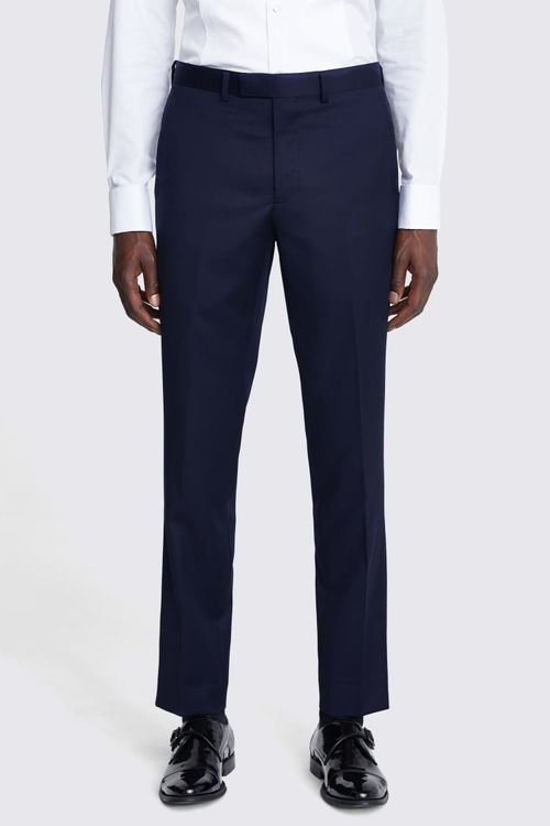 Tailored Fit Navy Twill...