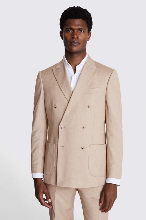Tailored Fit Blonde Camel...