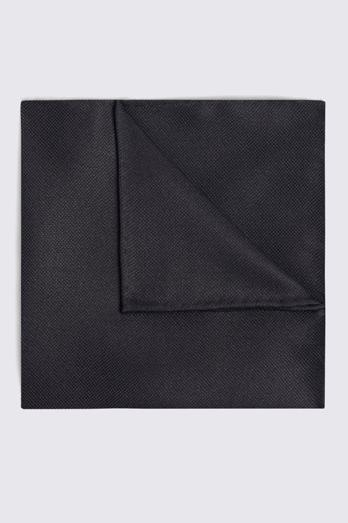 Black Silk Oxford Pocket...