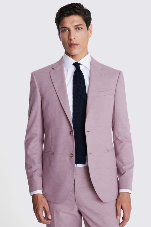 Slim Fit Quartz Pink Suit...
