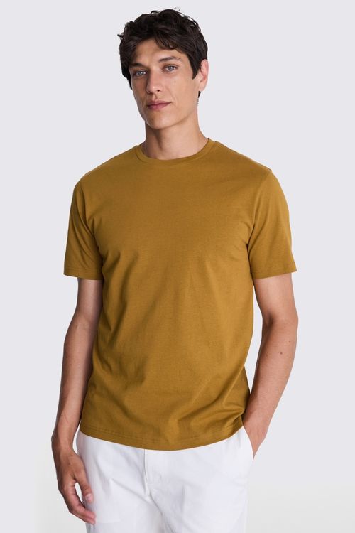 Gold Crew-Neck T-Shirt